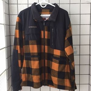 Columbia (oldskool) Titanium plaid jacket zipper